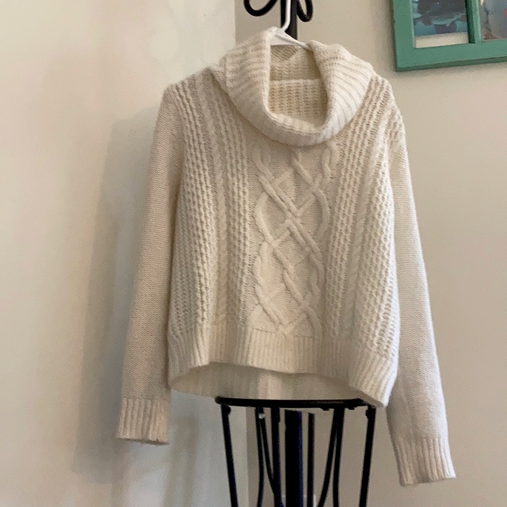 Chunky Cream Sweater from Express! This is a Fall Staple!!